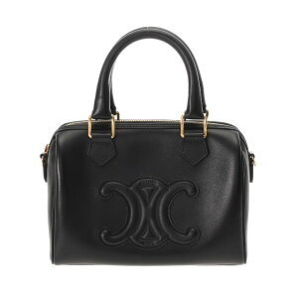 Celine Boston Bag Black Smooth Calfskin